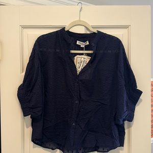 Emerson Fry - India collection - OS navy blue top